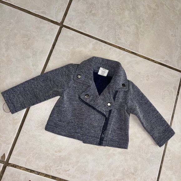 402. Starting Out Gray Pea Coat Size 3 months - Picture 1 of 2